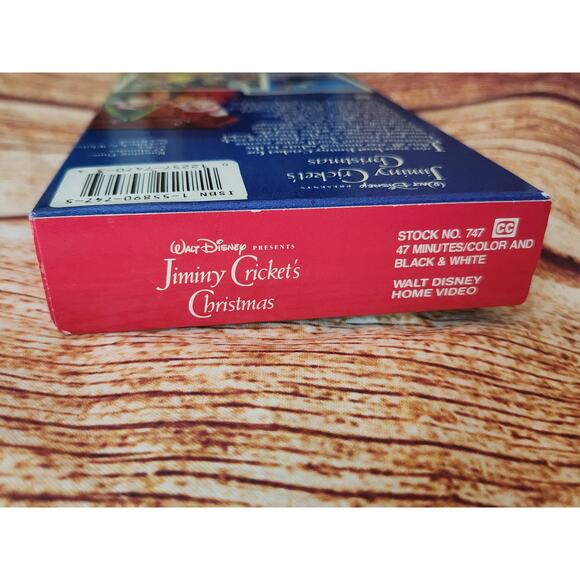 *5 for $25* Disney Jiminy Cricket's Christmas VHS Tape - Picture 4 of 6
